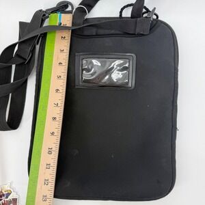Targus 12" Black Tablet Sleeve Bag Pouch Case with Strap Clear ID Window